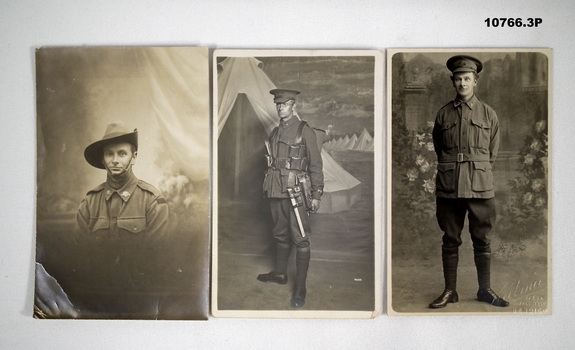 Three photo postcards re Forresterin Staley collection.