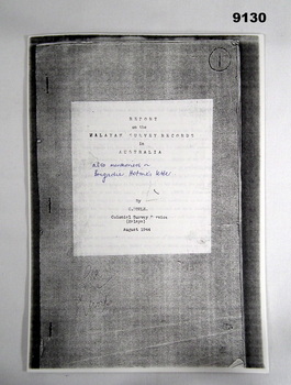 12 x A4 photocopies of a 1944 report