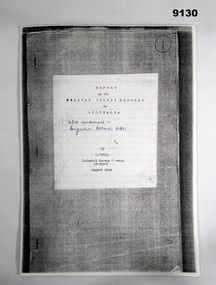 12 x A4 photocopies of a 1944 report