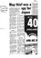 Photocopy of a newspaper article