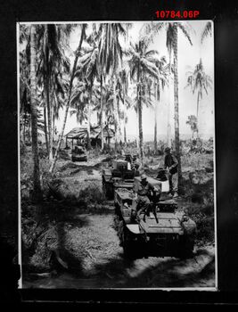 10784.06P Australian Stuart light tanks Buna