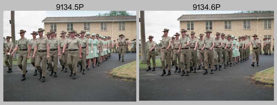 CO's Parade at the Army Survey Regiment, Fortuna Villa, Bendigo. 1990.
