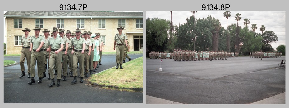 CO's Parade at the Army Survey Regiment, Fortuna Villa, Bendigo. 1990.