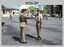 CO's Parade at the Army Survey Regiment, Fortuna Villa, Bendigo. 1990.