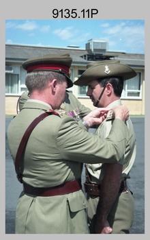 CO's Parade at the Army Survey Regiment, Fortuna Villa, Bendigo. 1990.