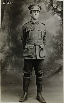 Photo postcard of F Hardie WW1