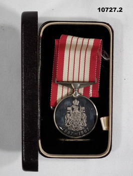 Canadian Centennial Medal and box.