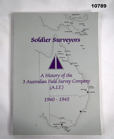 Book, history of a Survey Company 1940-1945.
