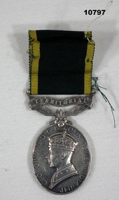 Efficiency Service Medal Bar Territorial.