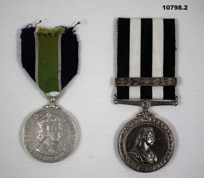 St John's Ambulance Medal and Colonial Police medal.