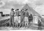 Image from Australian War Memorial - Clyde is second from left - Group portrait of some of the members of the Group 13 Southern Zone Rugby League Team