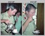 Commander 3rd Military District BRIG P. Davies AM, ADC visit to the Army Survey Regiment Fortuna, Bendigo. 1990.