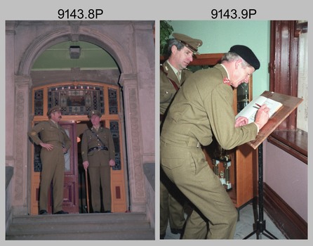 Chief of the General Staff and RSM-A Visit to the Army Survey Regiment, 1990.