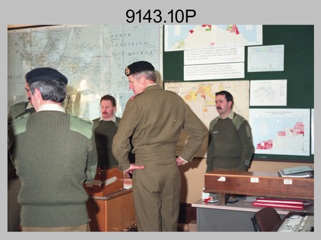 Chief of the General Staff and RSM-A Visit to the Army Survey Regiment, 1990.