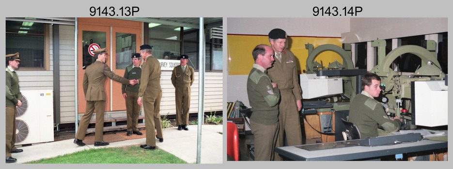 Chief of the General Staff and RSM-A Visit to the Army Survey Regiment, 1990.