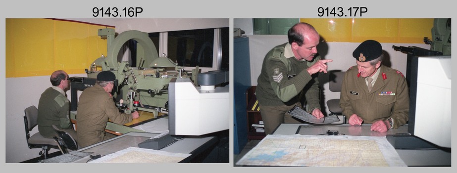 Chief of the General Staff and RSM-A Visit to the Army Survey Regiment, 1990.