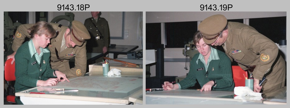 Chief of the General Staff and RSM-A Visit to the Army Survey Regiment, 1990.