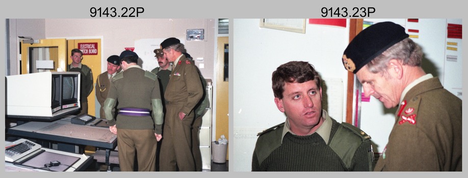 Chief of the General Staff and RSM-A Visit to the Army Survey Regiment, 1990.