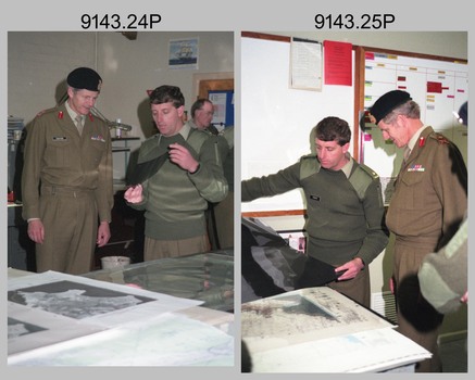 Chief of the General Staff and RSM-A Visit to the Army Survey Regiment, 1990.