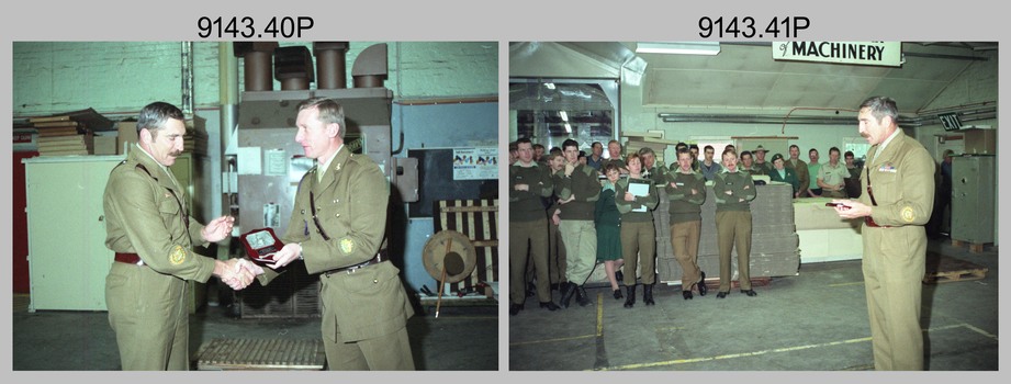 Chief of the General Staff and RSM-A Visit to the Army Survey Regiment, 1990.
