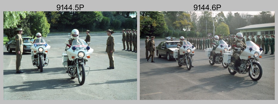 Chief of the General Staff Visit to the Army Survey Regiment 1990. 