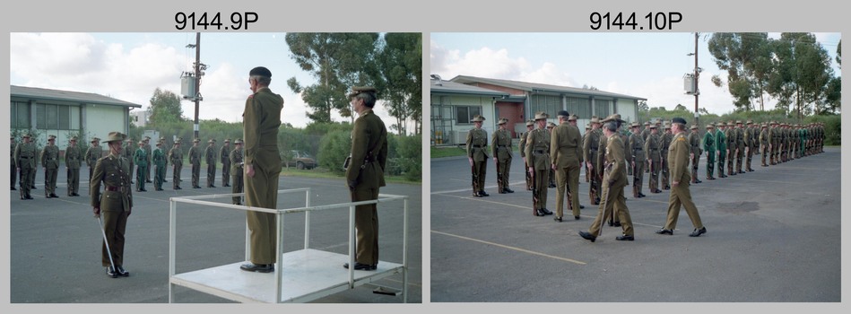 Chief of the General Staff Visit to the Army Survey Regiment 1990. 