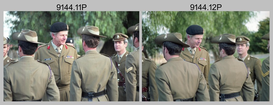 Chief of the General Staff Visit to the Army Survey Regiment 1990. 