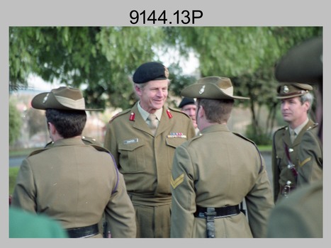 Chief of the General Staff Visit to the Army Survey Regiment 1990. 