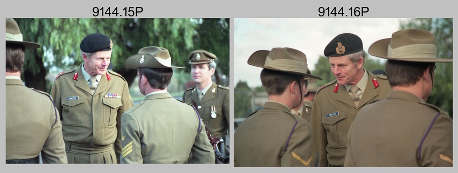 Chief of the General Staff Visit to the Army Survey Regiment 1990. 