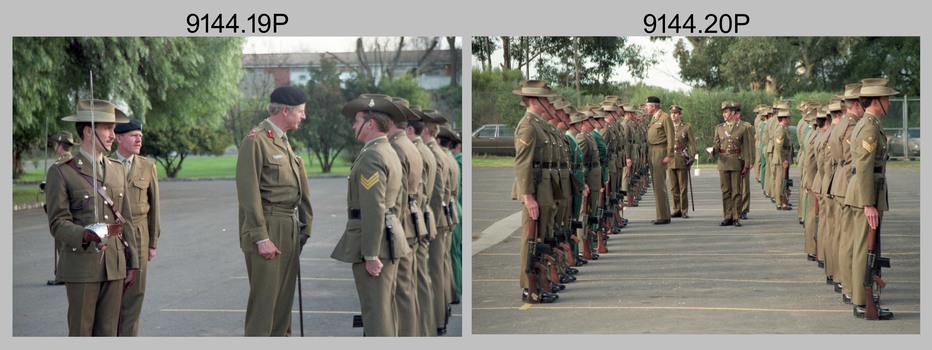 Chief of the General Staff Visit to the Army Survey Regiment 1990. 