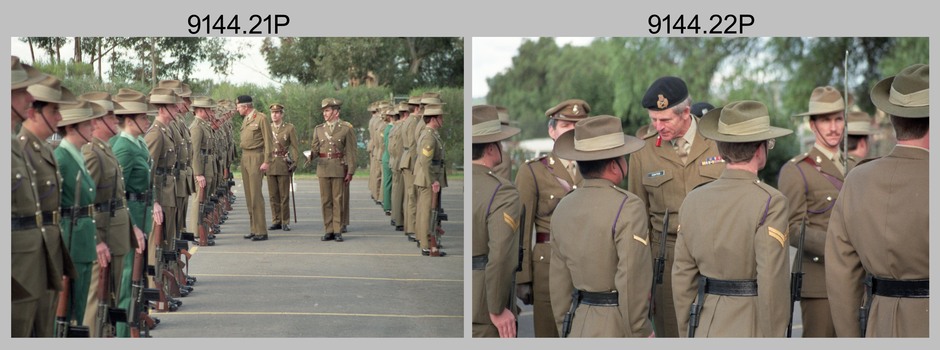 Chief of the General Staff Visit to the Army Survey Regiment 1990. 
