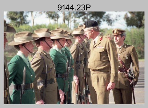 Chief of the General Staff Visit to the Army Survey Regiment 1990. 