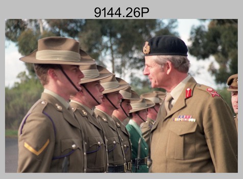 Chief of the General Staff Visit to the Army Survey Regiment 1990. 