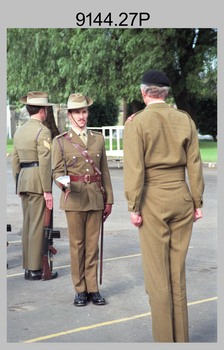 Chief of the General Staff Visit to the Army Survey Regiment 1990. 