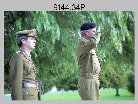 Chief of the General Staff Visit to the Army Survey Regiment 1990. 