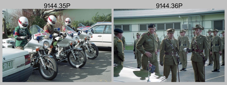 Chief of the General Staff Visit to the Army Survey Regiment 1990. 