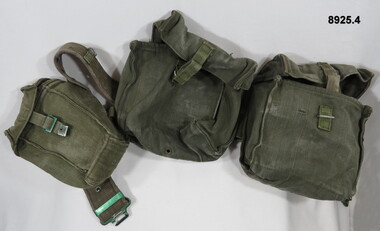British Army Post WW2 58 Pattern Webbing set, green.