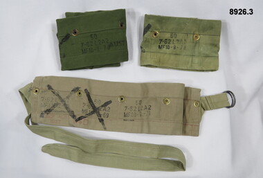 Five pouch cotton Ammunition Bandolier.