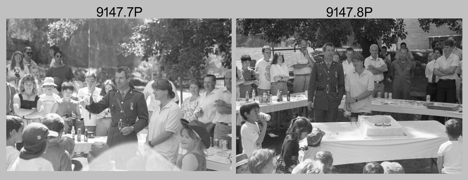 Corps Day Family BBQ, Army Survey Regiment, Fortuna Villa, Bendigo. 1990.