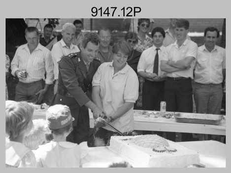 Corps Day Family BBQ, Army Survey Regiment, Fortuna Villa, Bendigo. 1990.