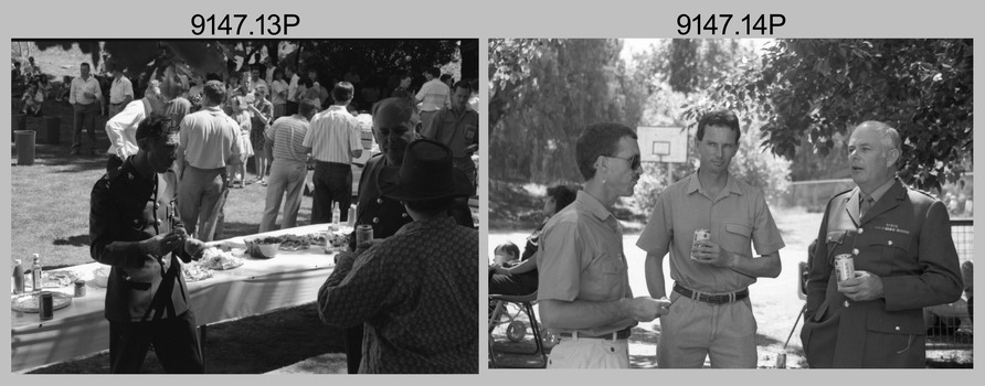 Corps Day Family BBQ, Army Survey Regiment, Fortuna Villa, Bendigo. 1990.