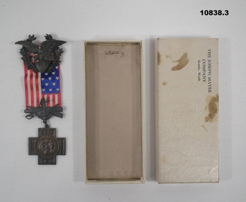 US 1902 Spanish War Veteran Medal.