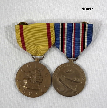 Two WW2 US Service Medals.