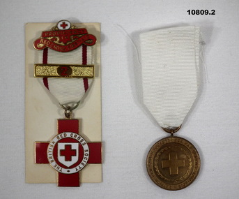 British Red Cross Medals, WW1 & WW2.