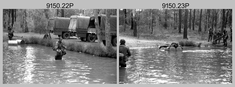 Field Phase Water Crossing - Army Survey Regiment Regimental Training. 1988.