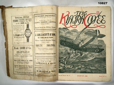Collection of 6 magazines with brown paper cover.