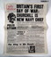 Newspaper cover pages from WW2.