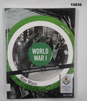 Book, education resource WW1.