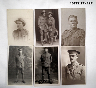 Six photos of Soldiers in the Staley collection.