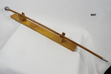 A swagger stick is a ceremonial symbol of authority.